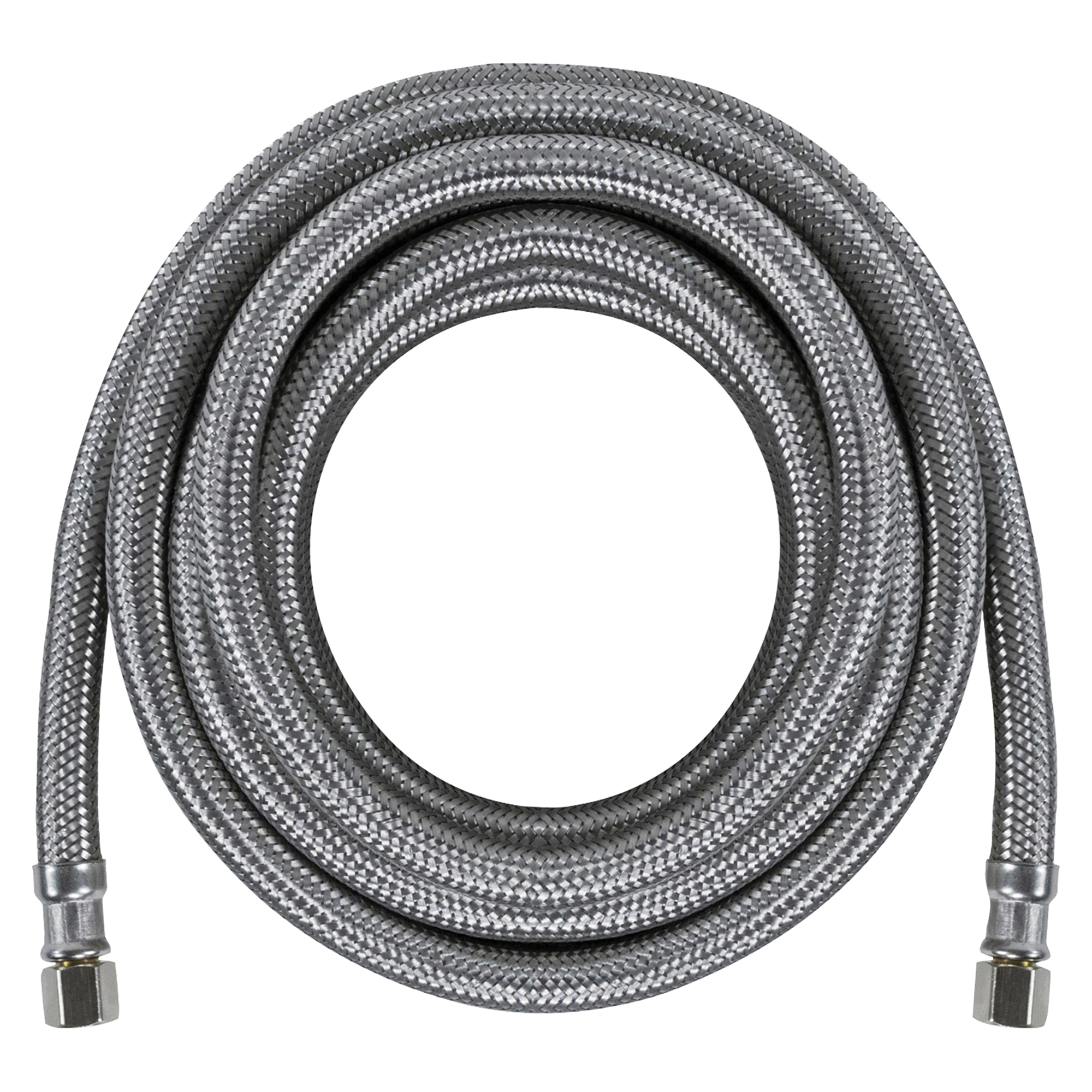 Certified Appliance Accessories Braided Stainless Steel Ice Maker Connector — 15ft., Model# IM180SS